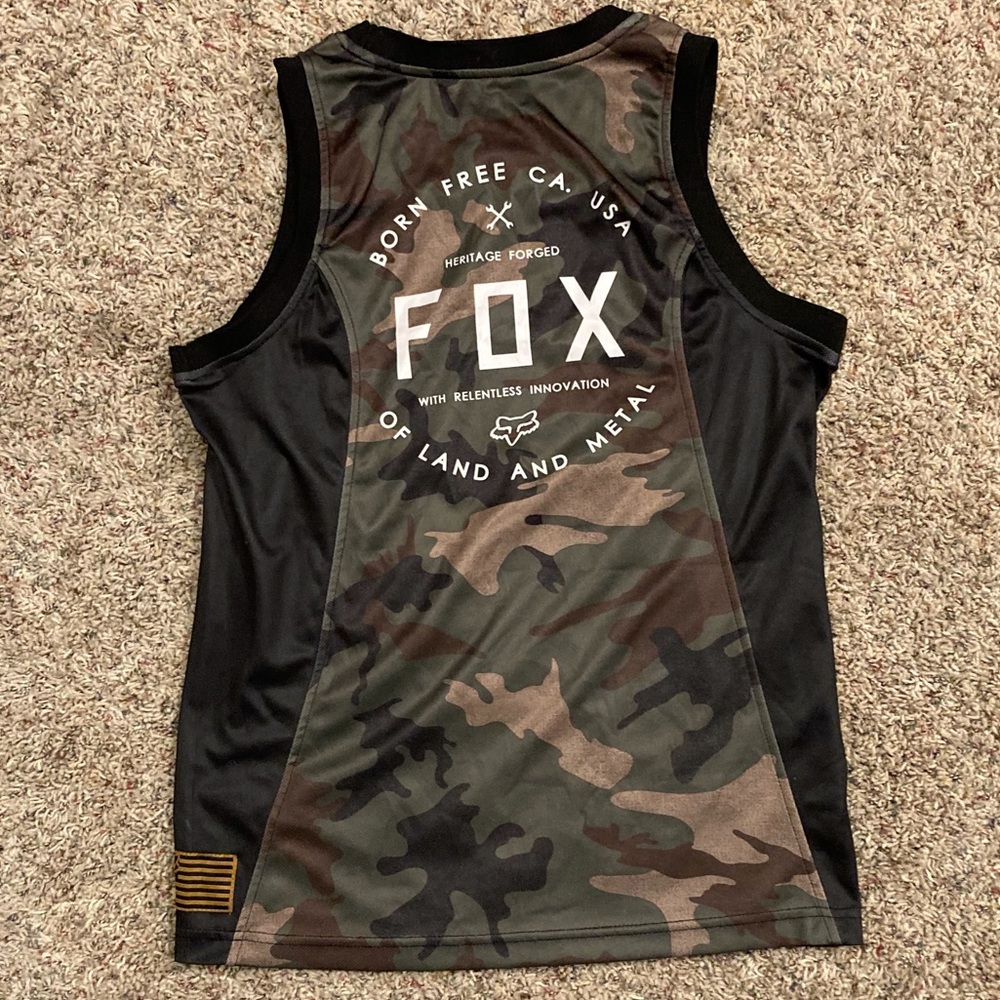 FOX RACING MENS CAMO JERSEY NWOT